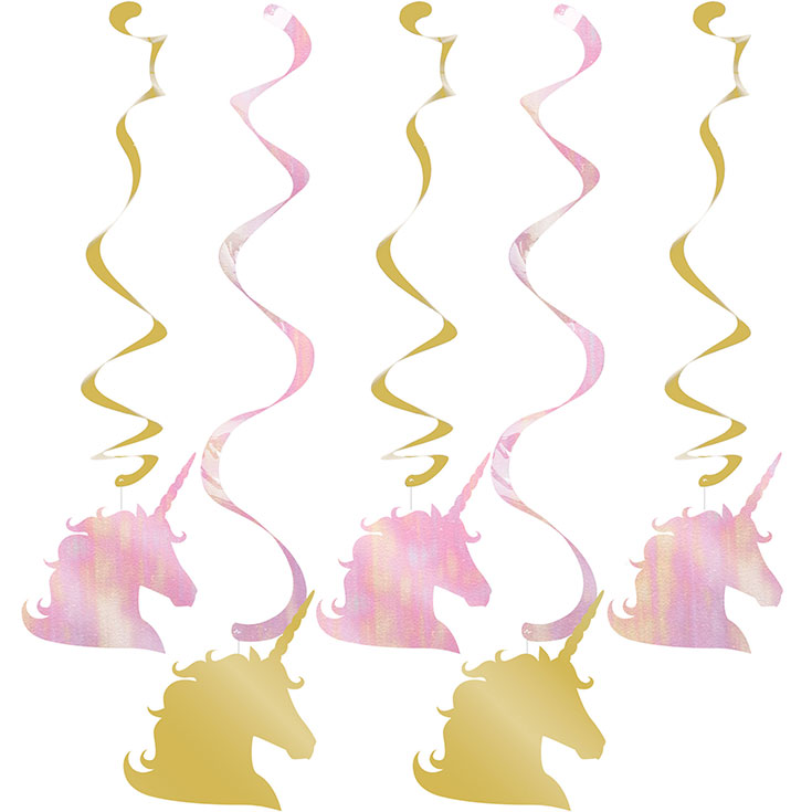 5 Unicorn Sparkle Swirls