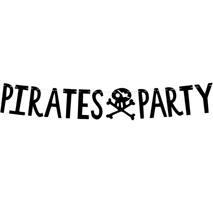 Buchstabenkette Piraten Party
