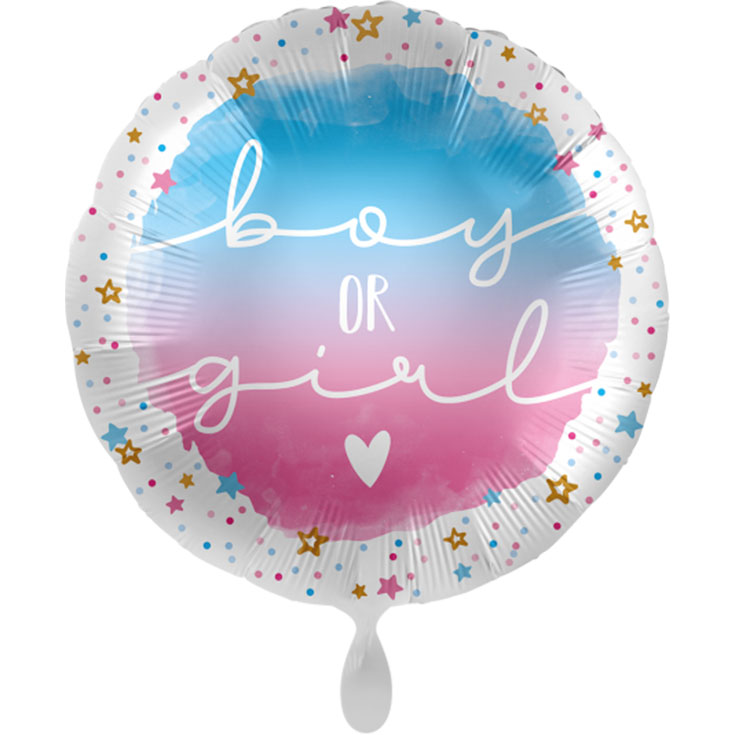 "Boy or Girl"  Foil Balloon