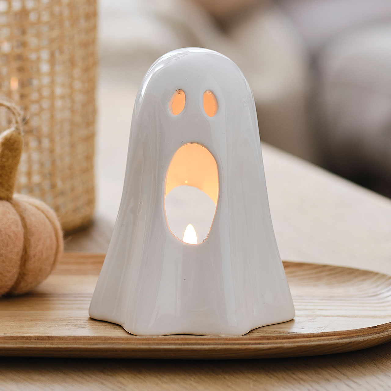 Candle Accessories - Ghost Tealight Holder