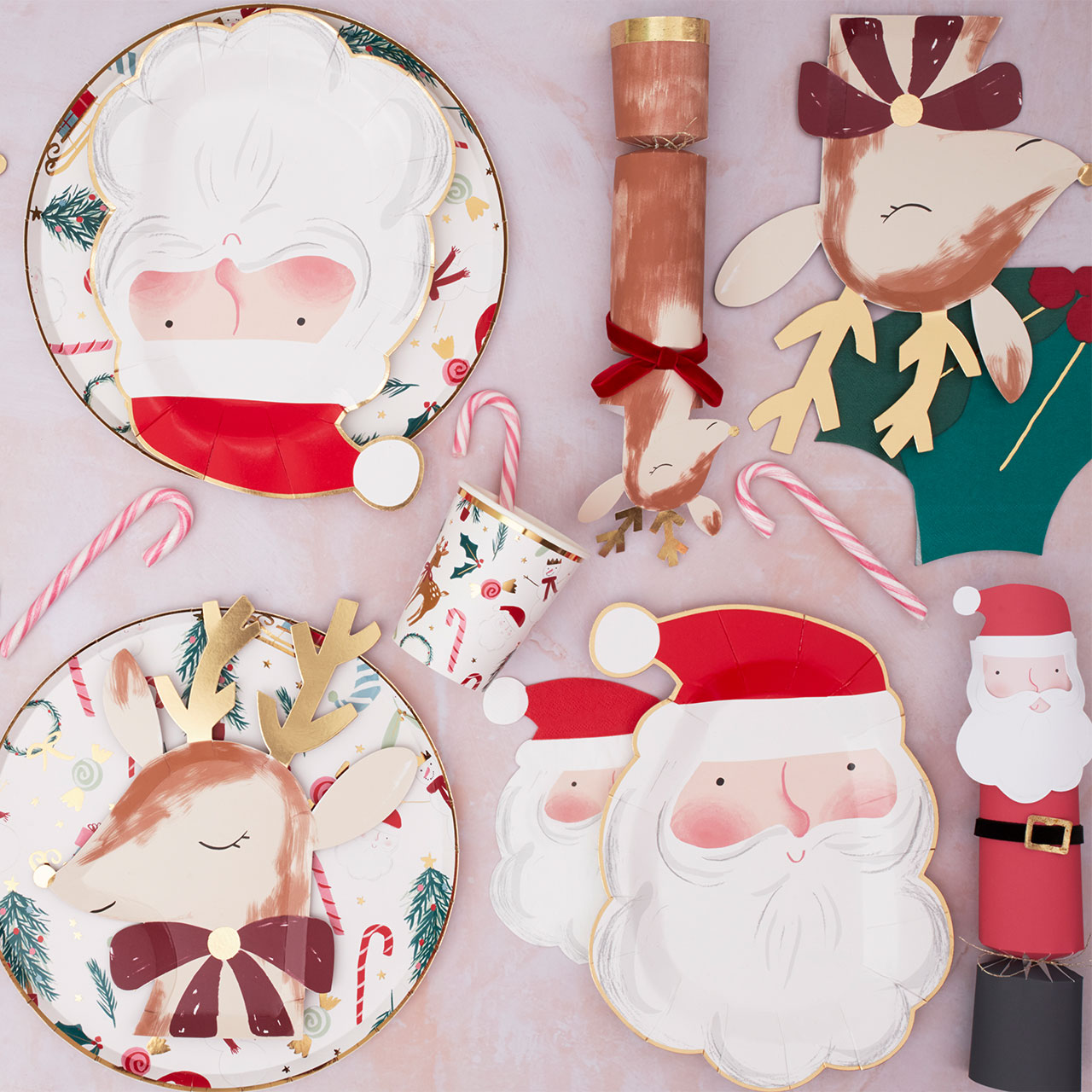 Plates - Jolly Santa
