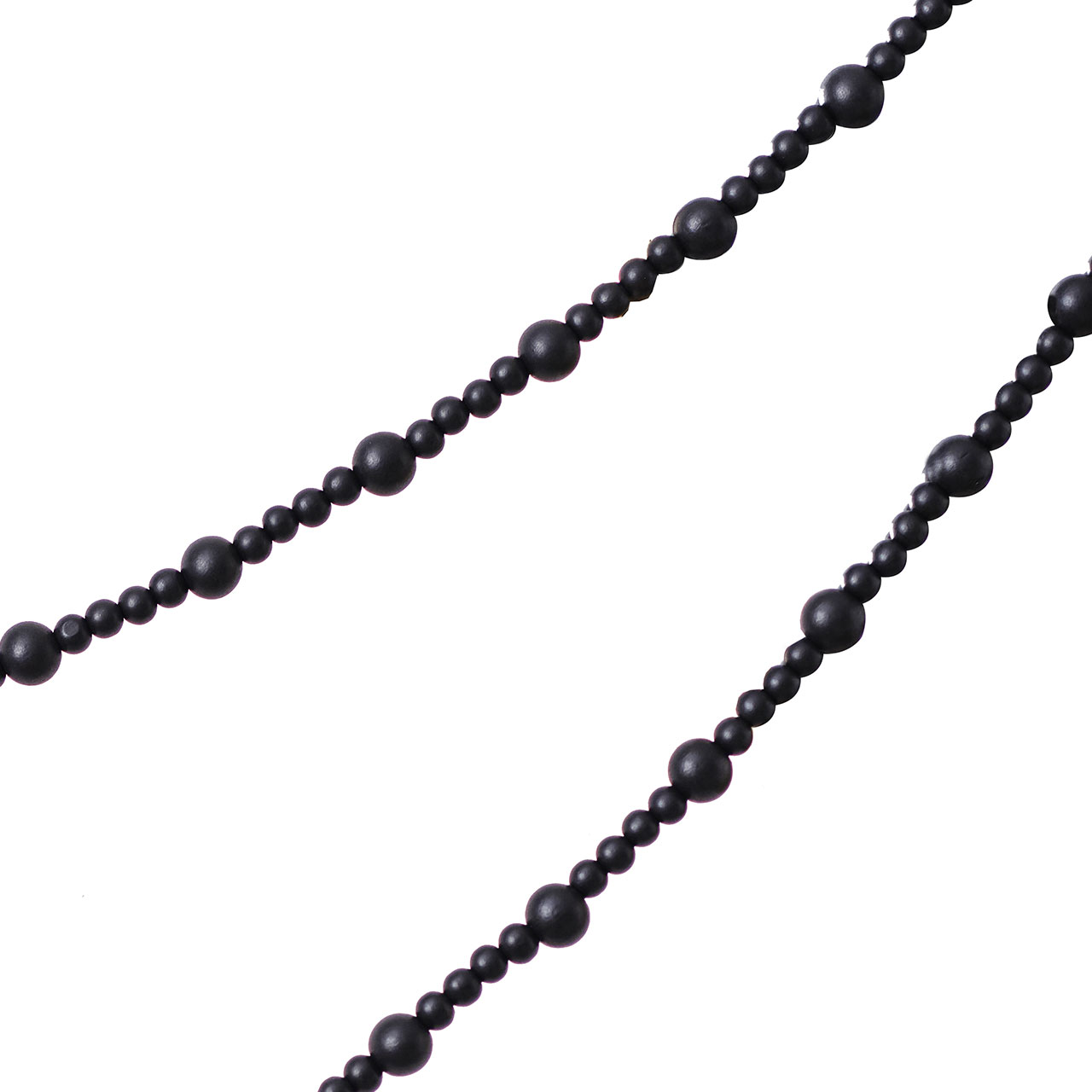 Girlande - Schwarze Perlenkette