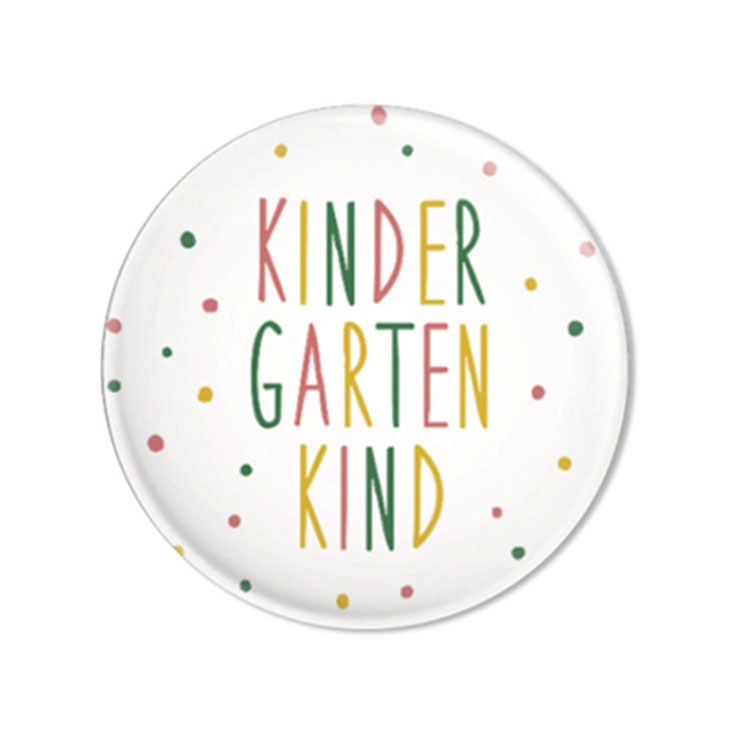 Kindergartenkind Button Konfetti