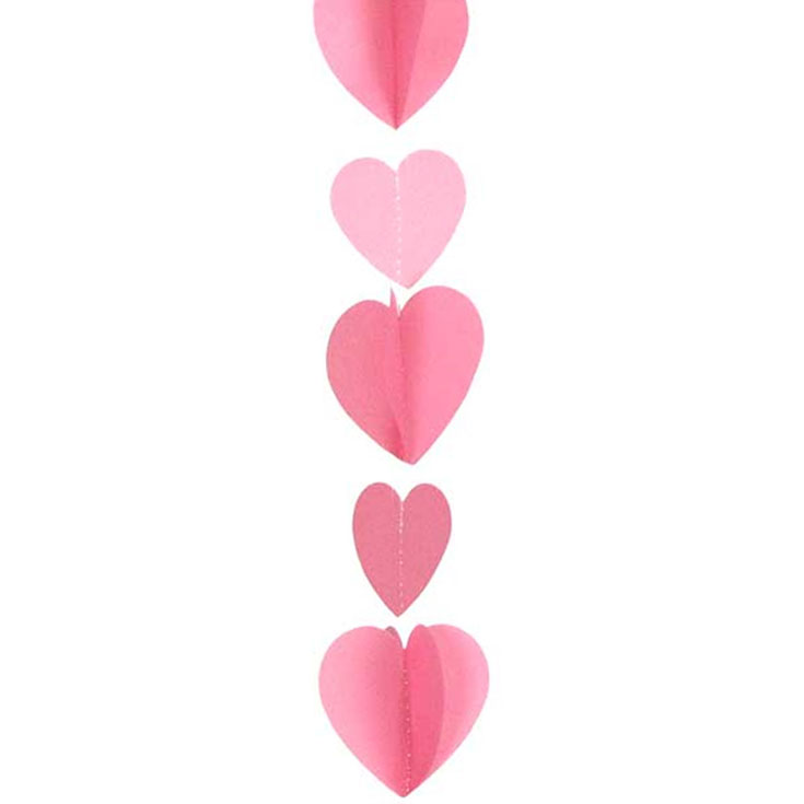 Pink Hearts Balloon Tail
