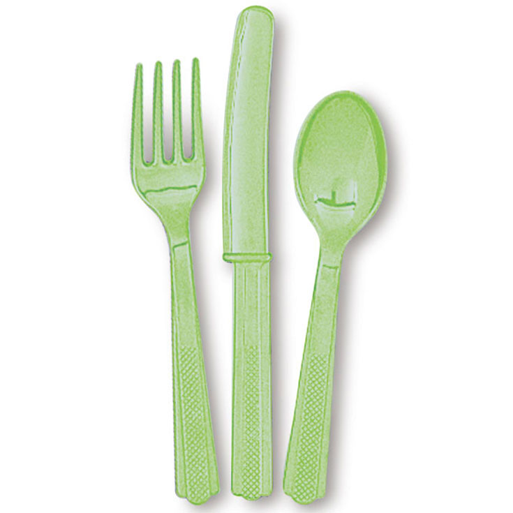 Apple Green Cutlery Set