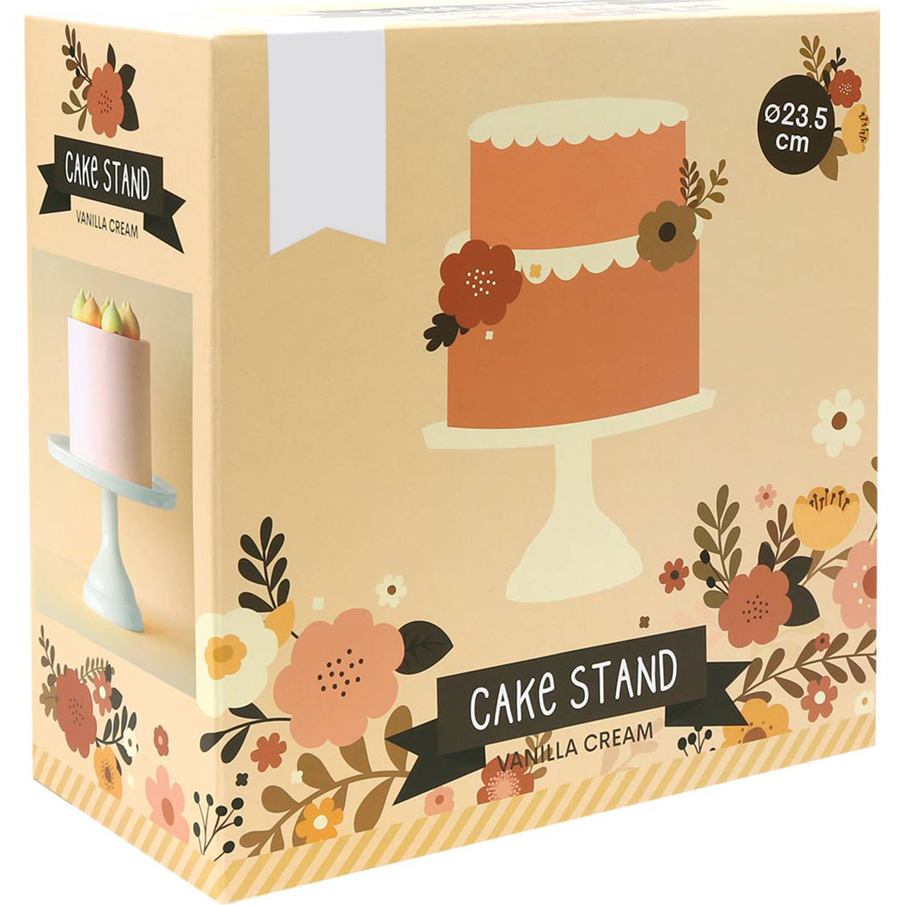 Cake Stand - Vanilla Cream (23cm)