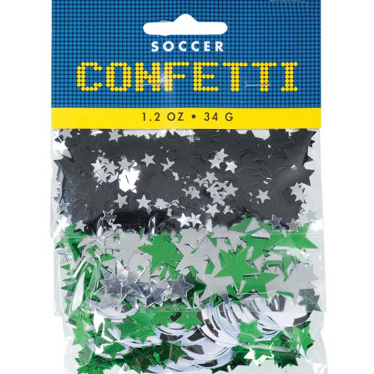 Assorted Soccer Confetti