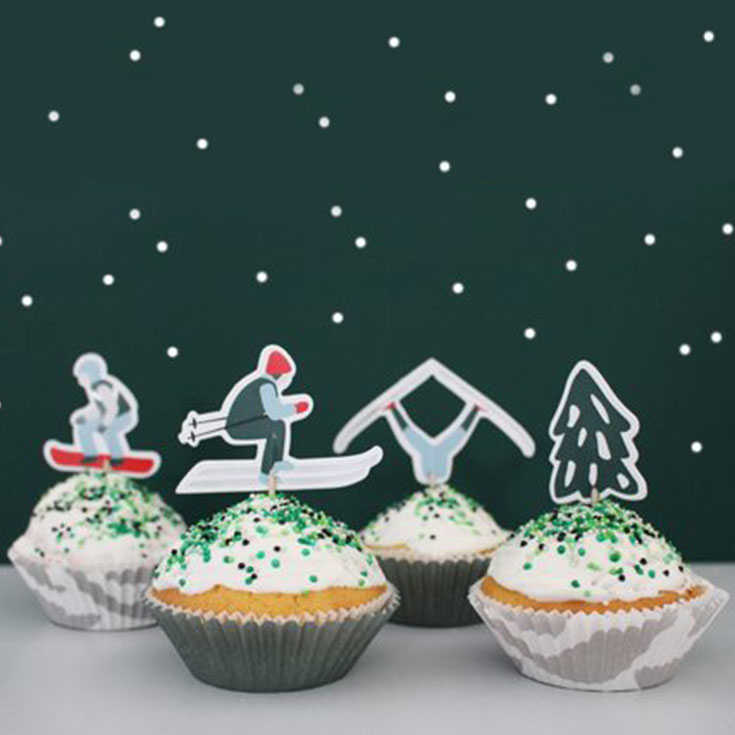 Cupcake Set - Skisport
