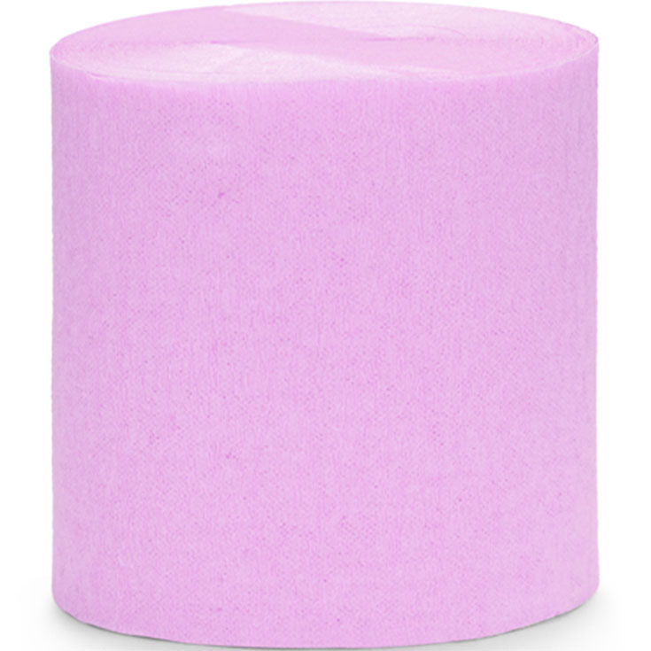 4 Crepe Streamers - Pastel Pink