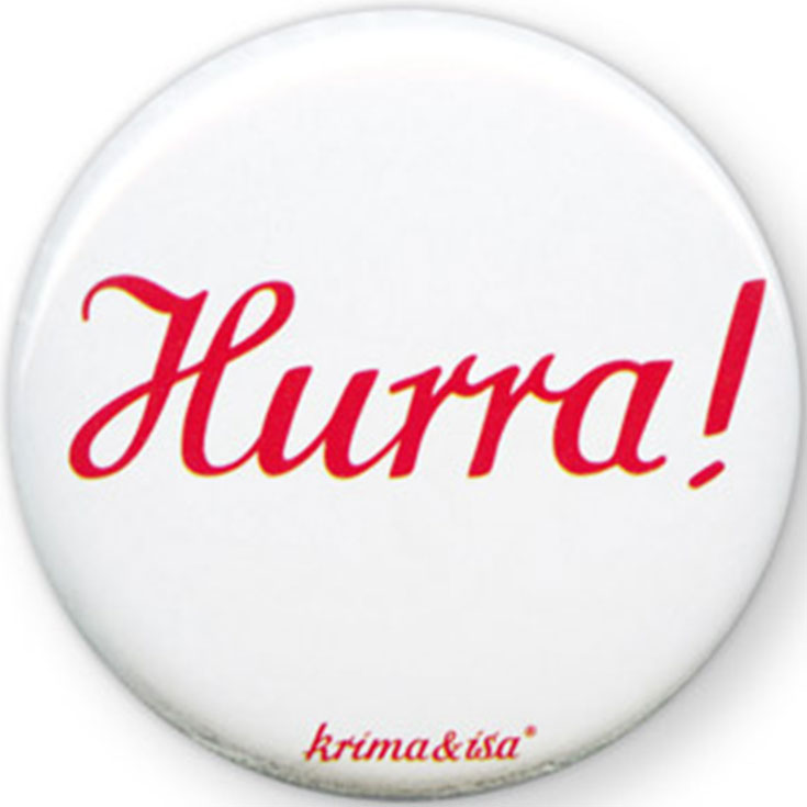 "Hurra" Badge