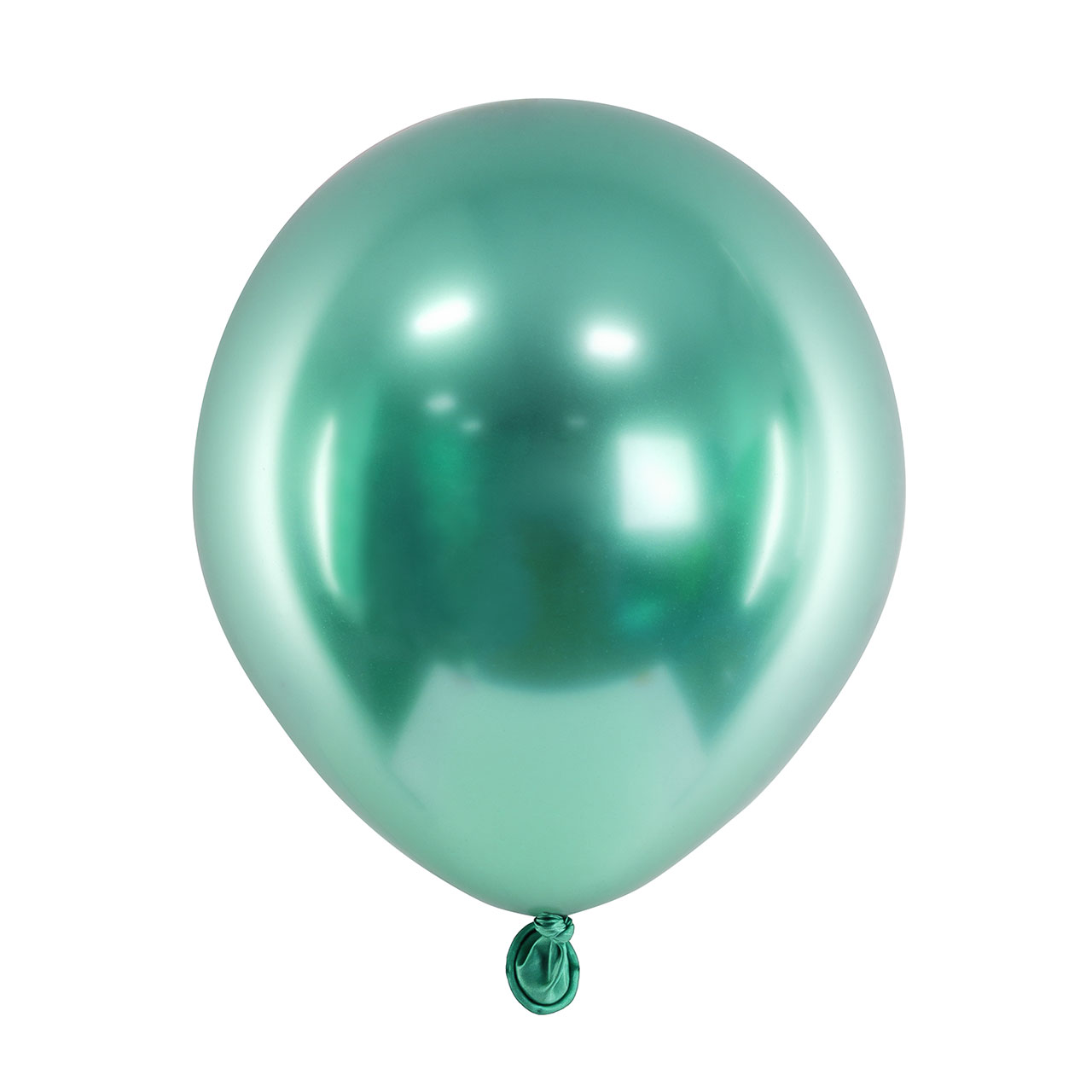 10 Mini Ballons Glossy Green