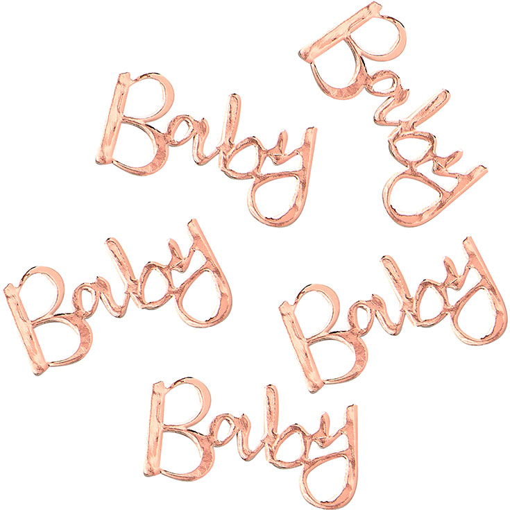 Rose Gold "Baby" Confetti