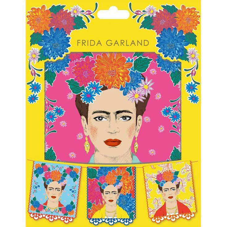 Boho Frida Kahlo Flag Banner