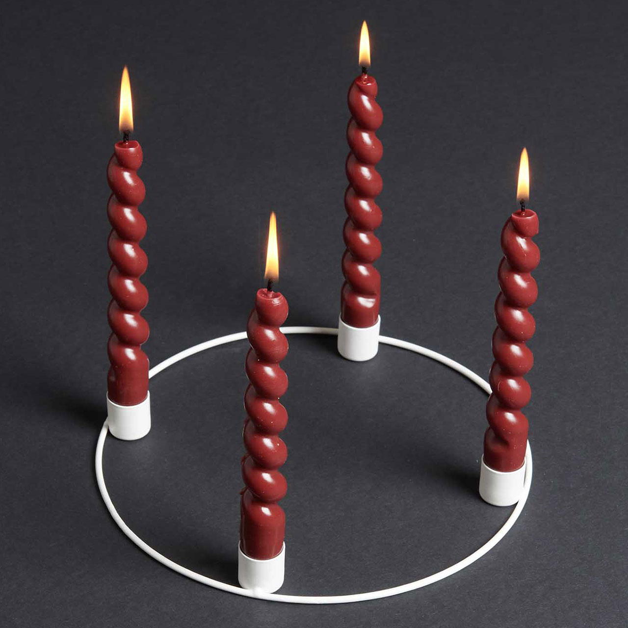 Candle Holder - White Centrepiece