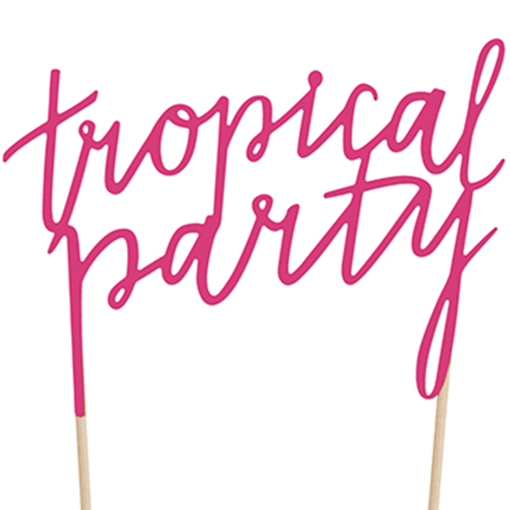 Tortendeko Tropical Party