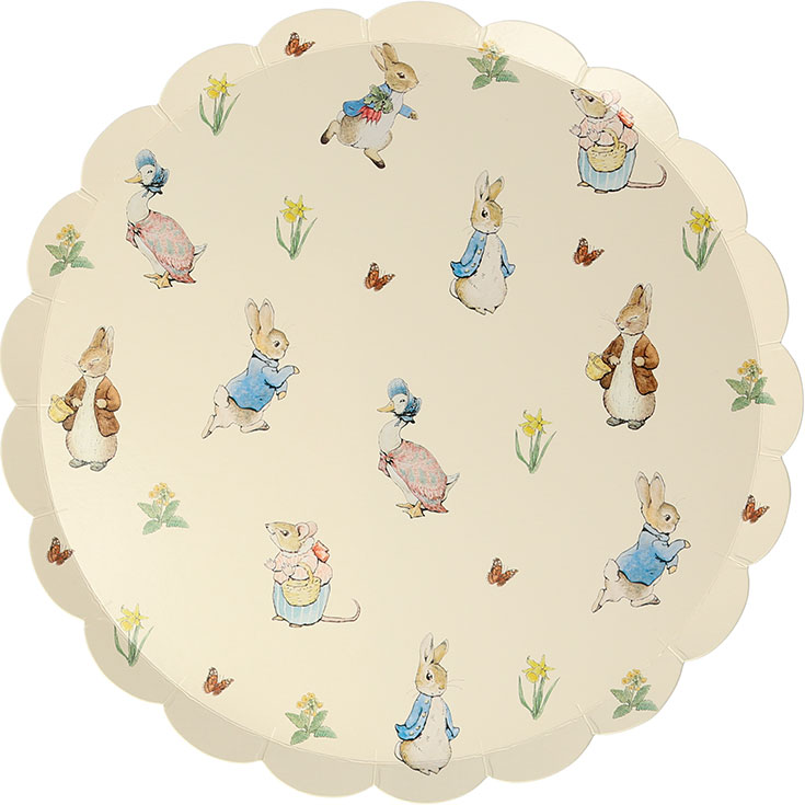 12 Small Peter Rabbit & Friends Plates