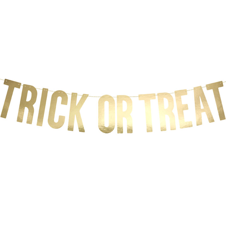 Trick or Treat Letter Banner 