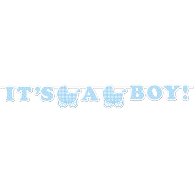Buchstabenkette  - "It´s A Boy!" 
