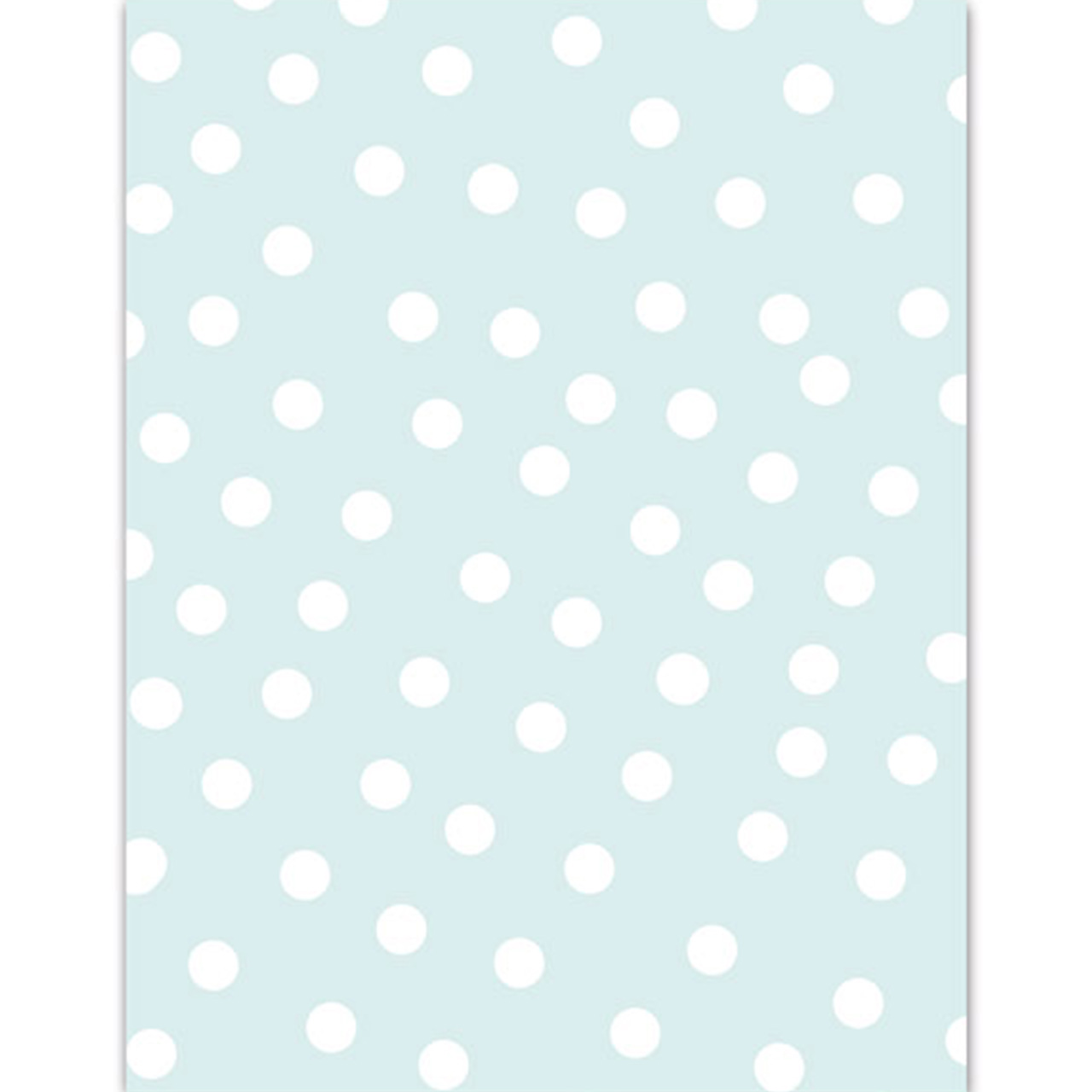 Wrapping Paper - Mint and White Spots