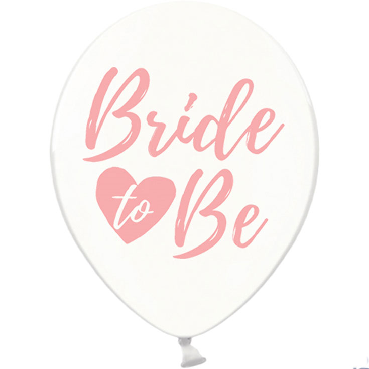 5 Bride to Be Balloons - Pink