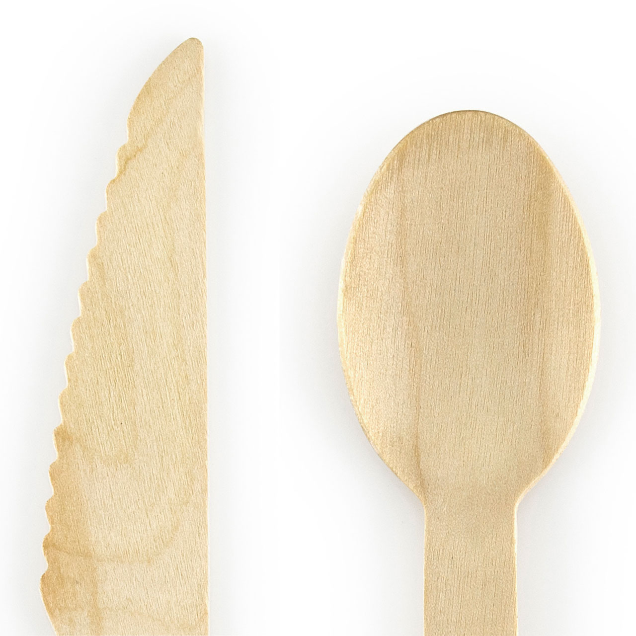 Pastel Mix Assorted Wooden Cutlery