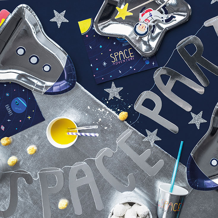 Space Party Letter Banner