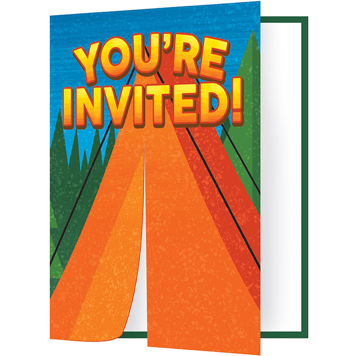 Invitations - Camp Out