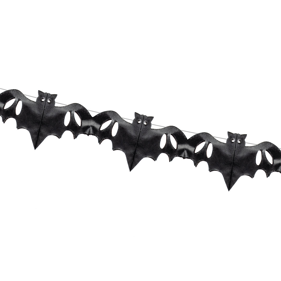 Schwarze Fledermaus Halloween Girlande