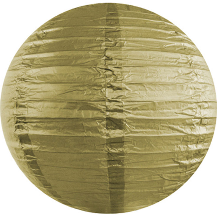 Gold Paper Lantern 35cm