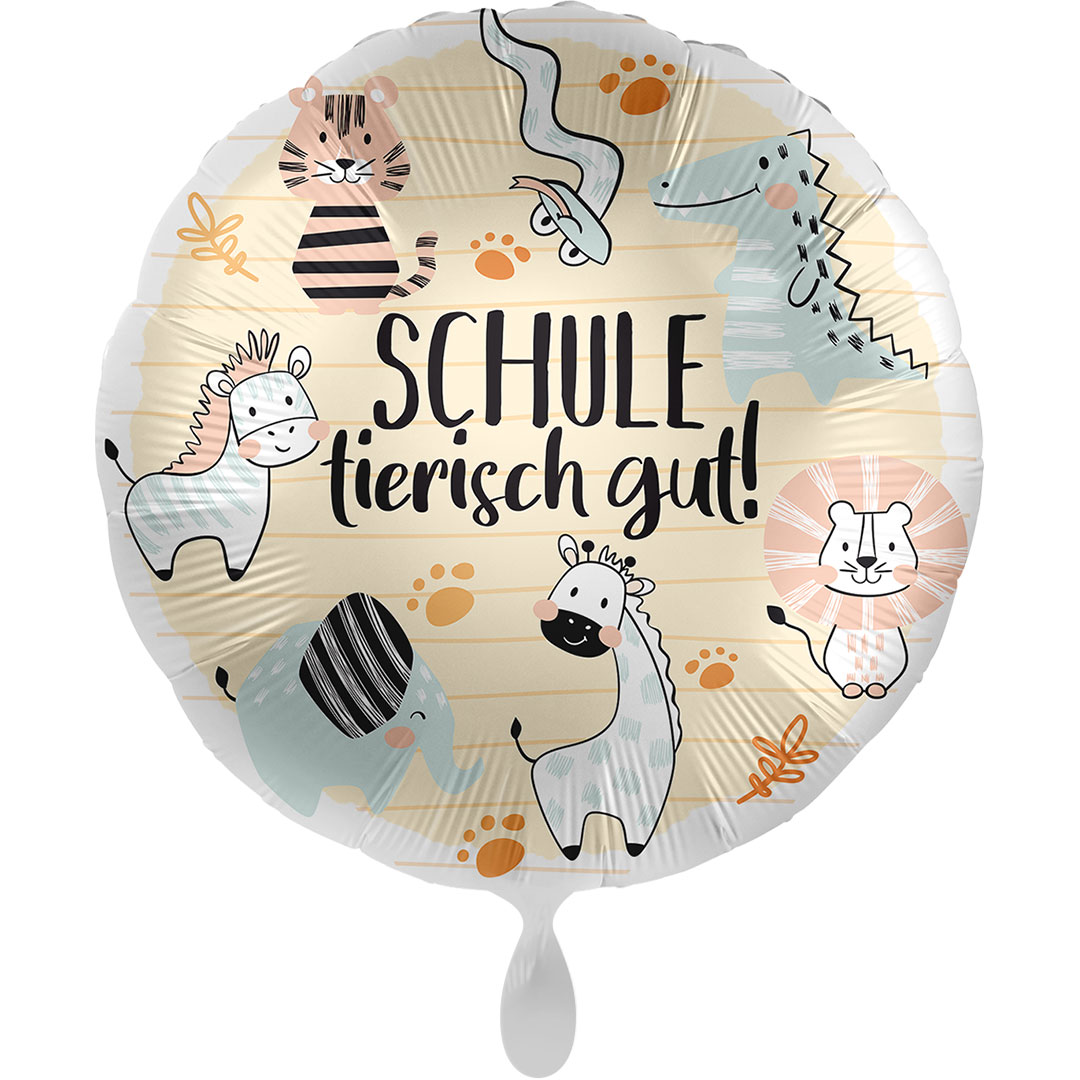 "Schule Tierisch Gut" Foil Balloon