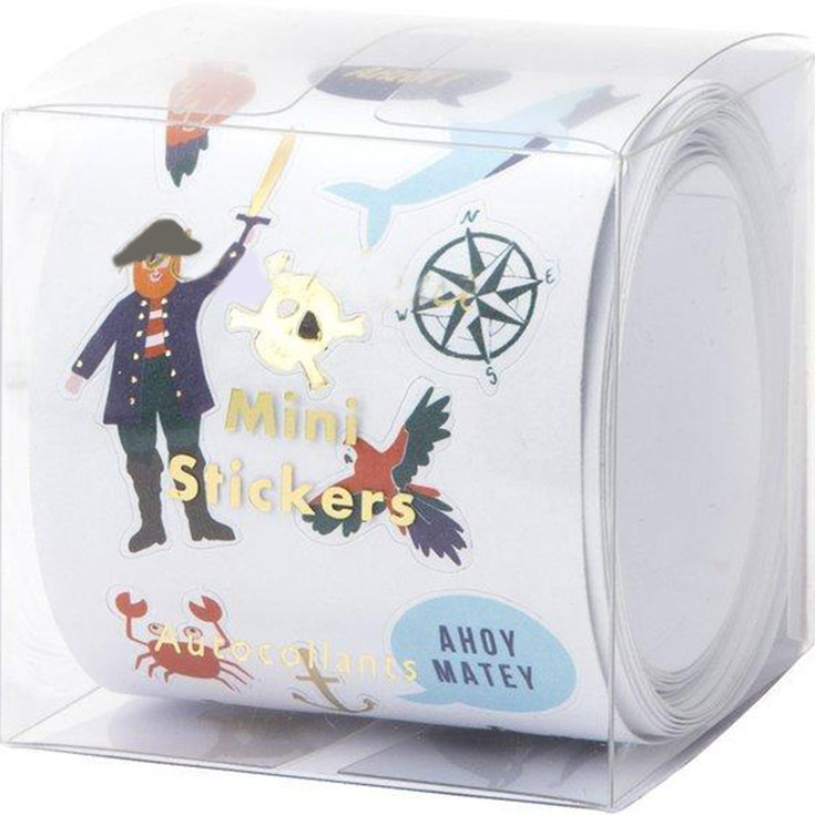 500 Mini Pirate Bounty Stickers