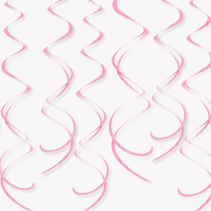 8 Lovely Pink Swirls
