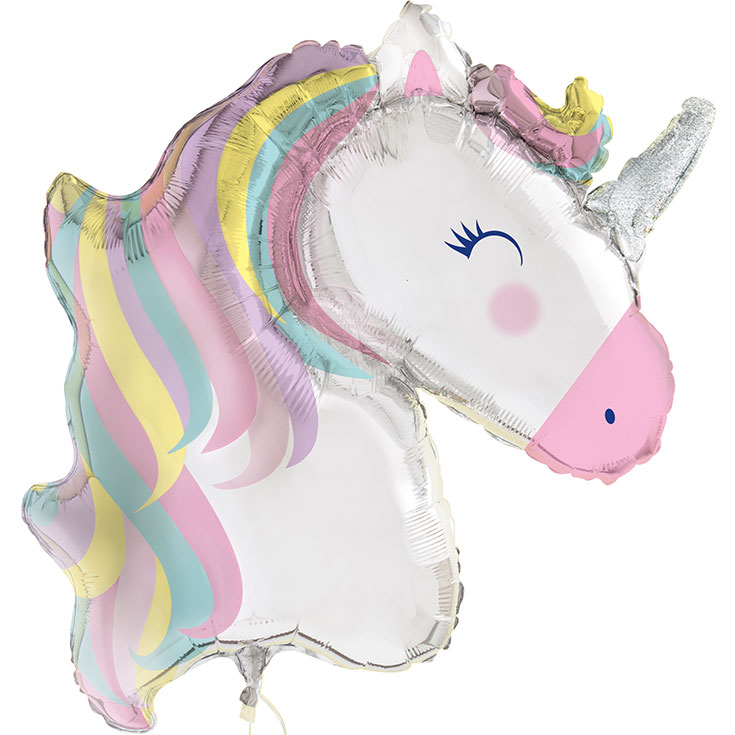XL-Folienballon Pastel Unicorn