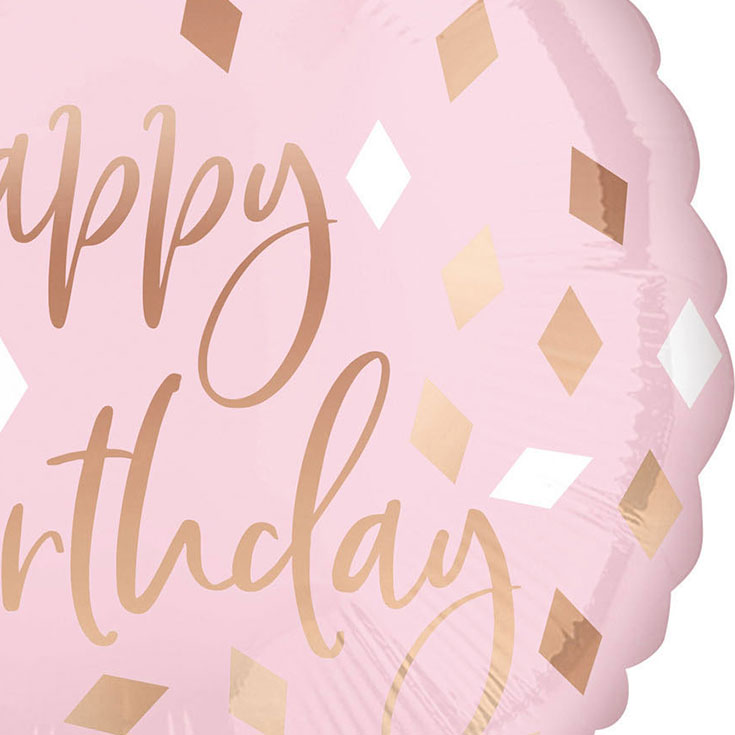 Folienballon Blush Birthday