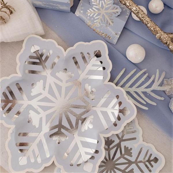 Plates - Shimmering Snowflake