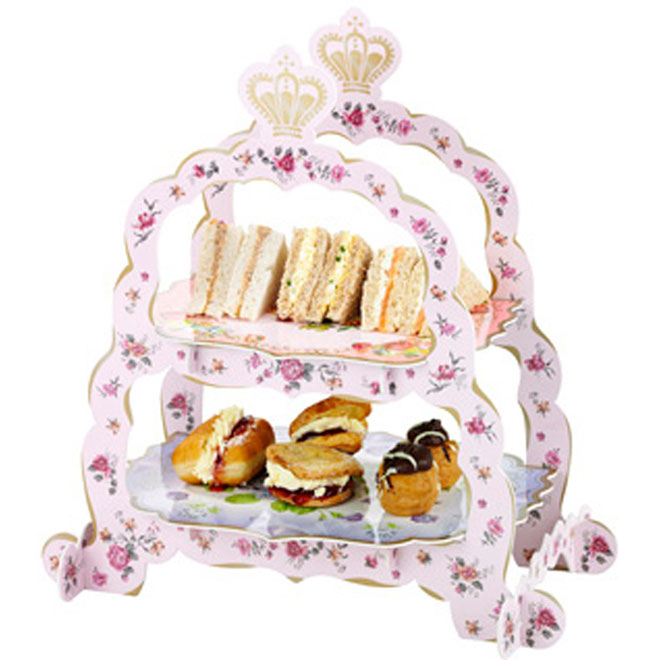 Vintage Teaparty Sandwich Stand