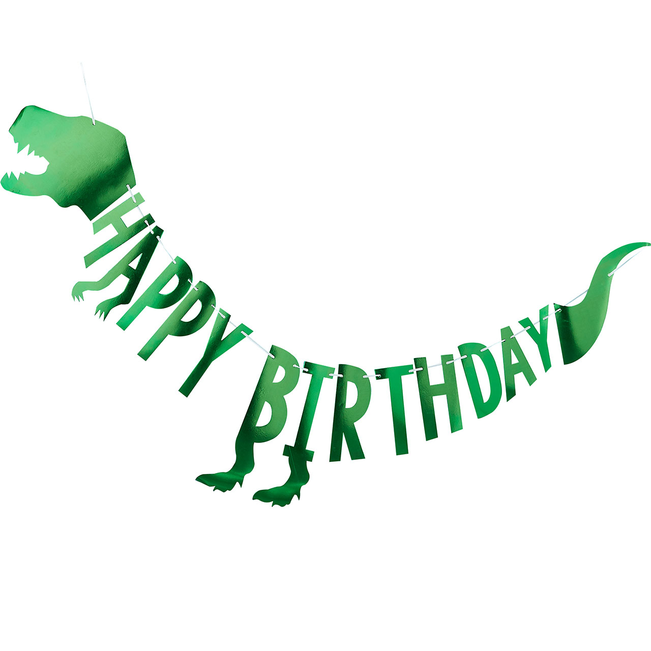 Buchstabenkette - Dino Happy Birthday