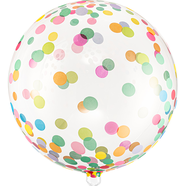 Orbz Ballon Rainbow Dots