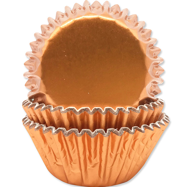 Cupcake Formen - Folie Roségold 