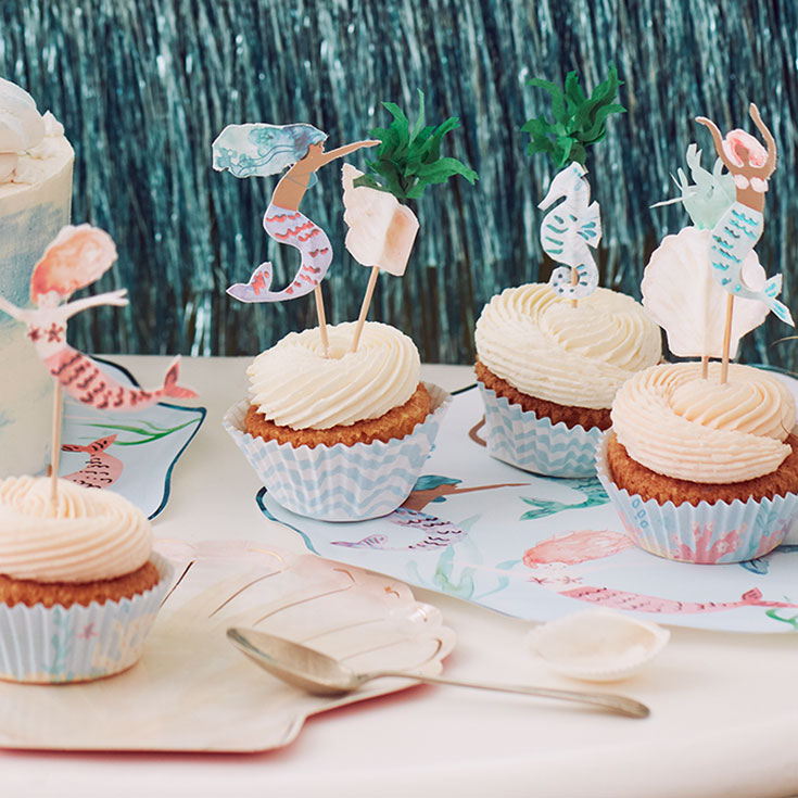 Cupcake Set - Mermaid 