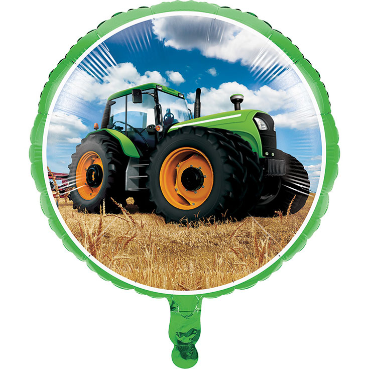 Tractor Party Foil Balloon 