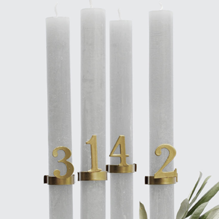 Advent Candle Clips