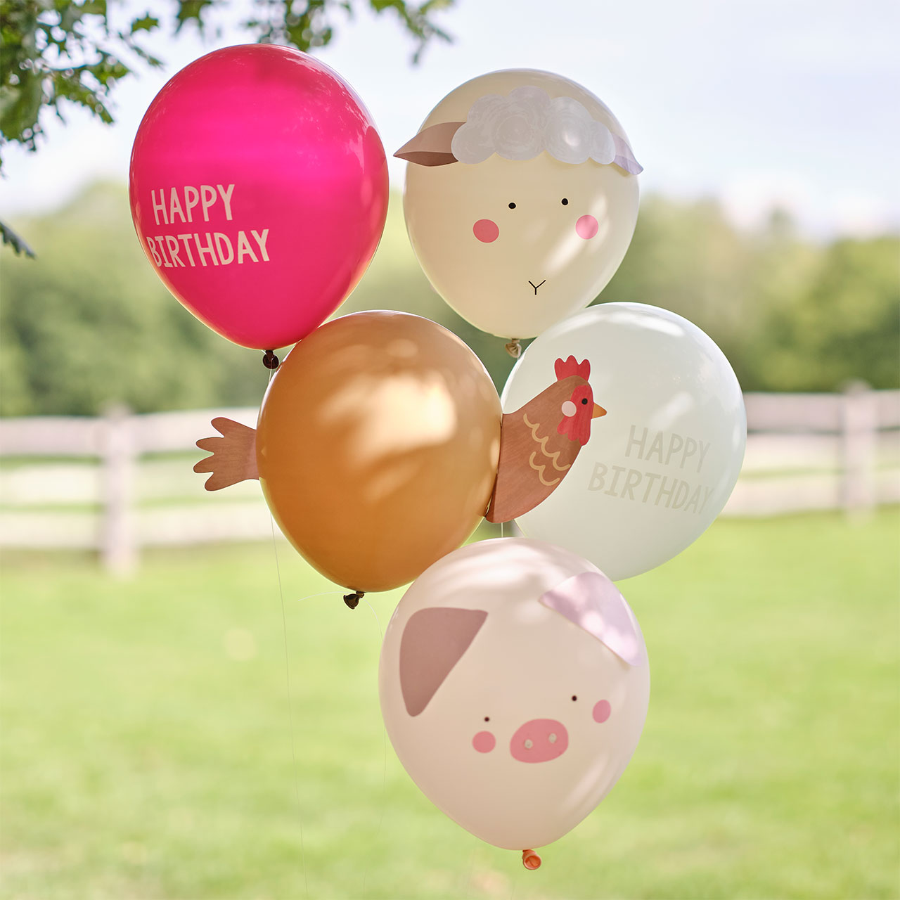 Balloon Set - Farm Animals
