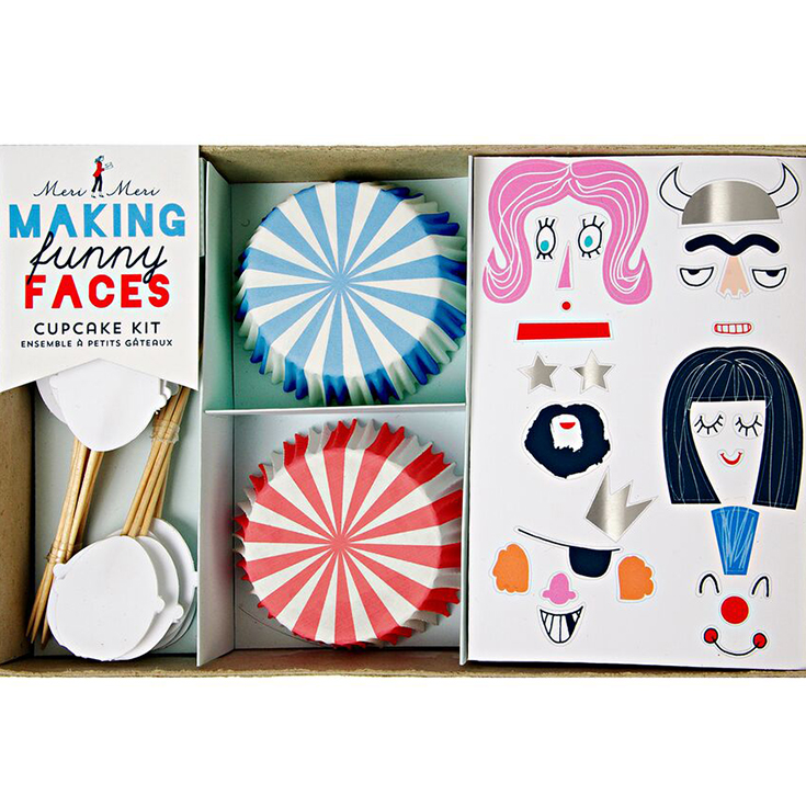 Funny Faces Cupcake Kit