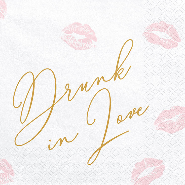 20 Servietten Drunk in Love 