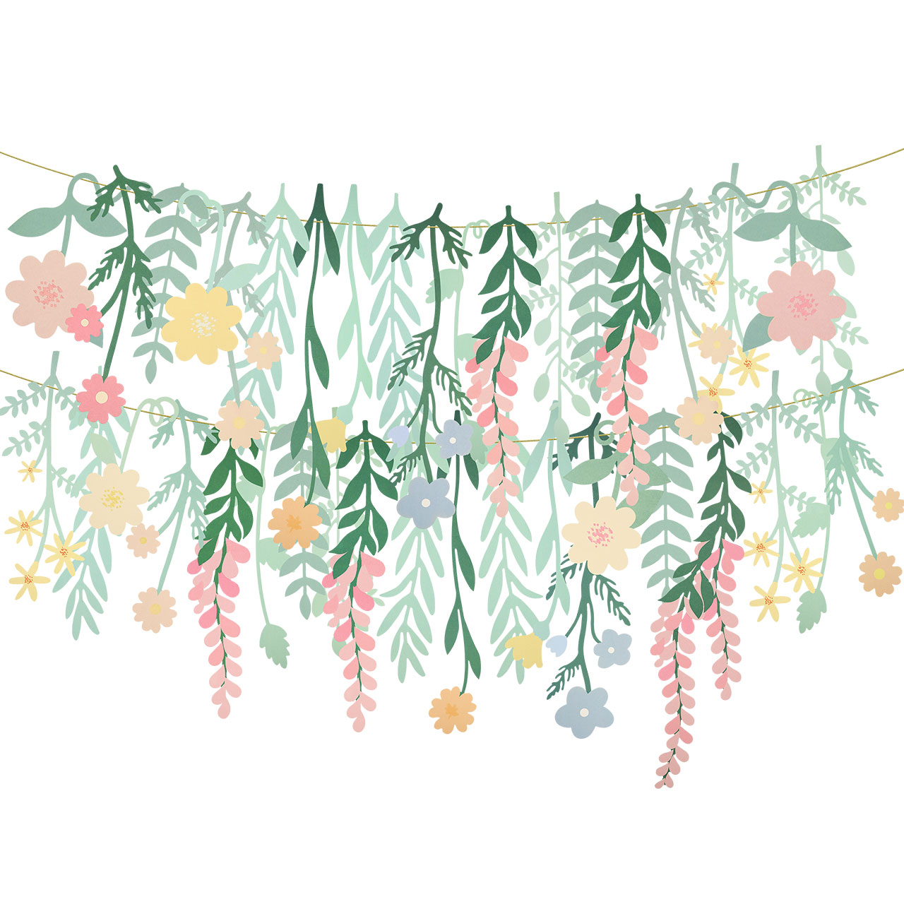 Girlande - Blumen & Blätter