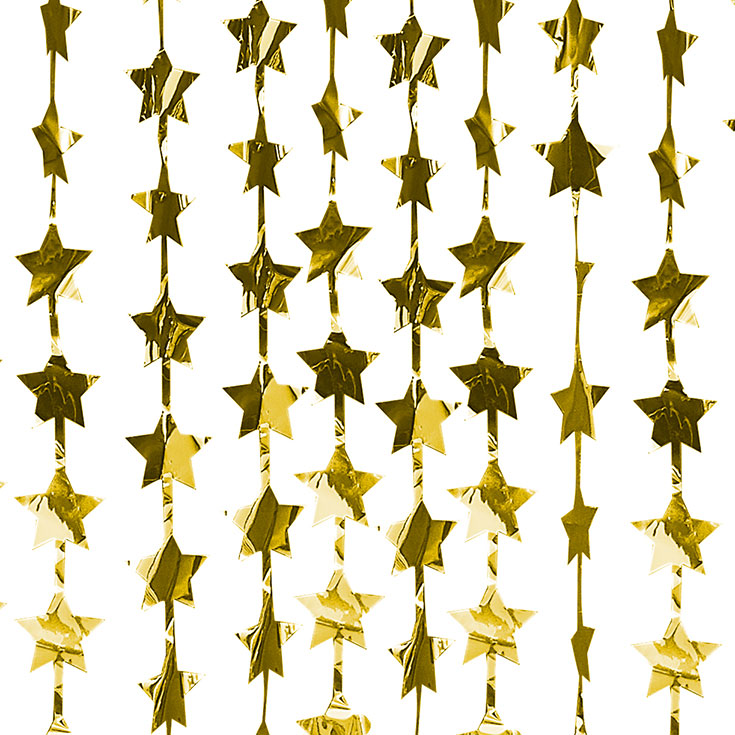 Goldener Sternenvorhang
