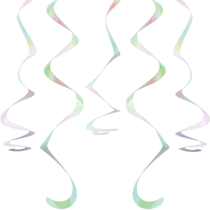 10 Iridescent Swirls