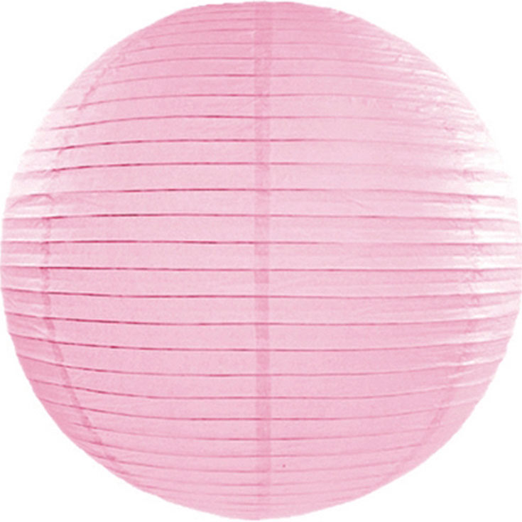 Pink Round Lantern (20cm)
