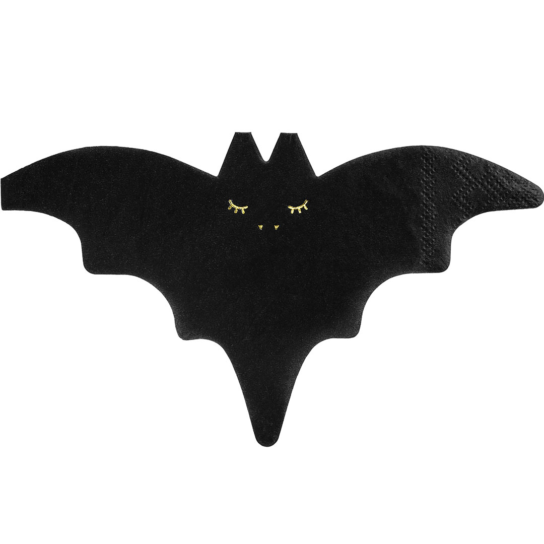 Napkins - Black Bat 